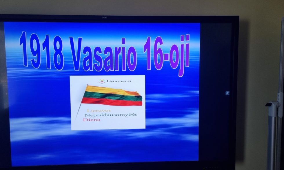 VASARIO 16-OSIOS – LIETUVOS VALSTYBĖS ATKŪRIMO DIENOS MINĖJIMAS CENTRE