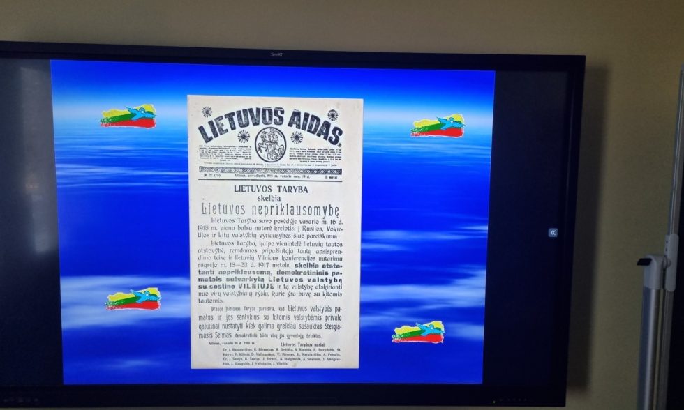 VASARIO 16-OSIOS – LIETUVOS VALSTYBĖS ATKŪRIMO DIENOS MINĖJIMAS CENTRE