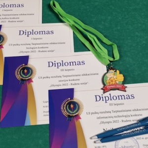 Dalyvavimas Tarptautiniame edukaciniame konkurse