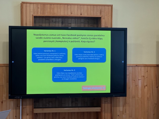 SAUGESNIO INTERNETO DIENA