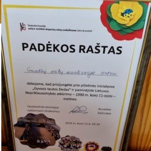 Padėkos raštas