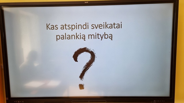 „MITYBOS SVARBA SPORTUOJANČIAM IR AUGANČIAM JAUNUOLIUI“