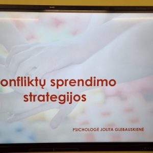 KONFLIKTŲ SPRENDIMO STRATEGIJOS KONFLIKTŲ SPRENDIMO STRATEGIJOS