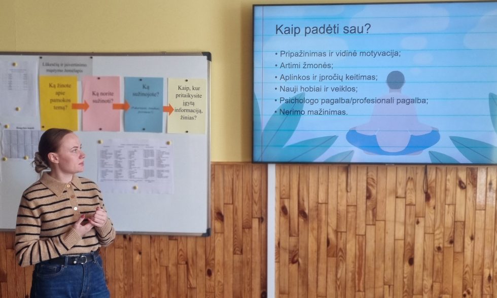 „PRIKLAUSOMYBĖS IR ŽALINGI ĮPROČIAI: KAIP PADĖTI SAU IR KITAM“