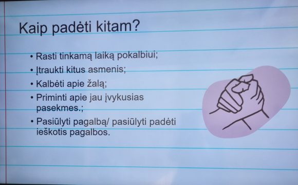 „PRIKLAUSOMYBĖS IR ŽALINGI ĮPROČIAI: KAIP PADĖTI SAU IR KITAM“