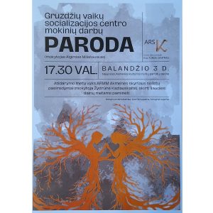 RUOŠIMASIS CENTRO MOKINIŲ DARBŲ PARODOS PRISTATYMUI