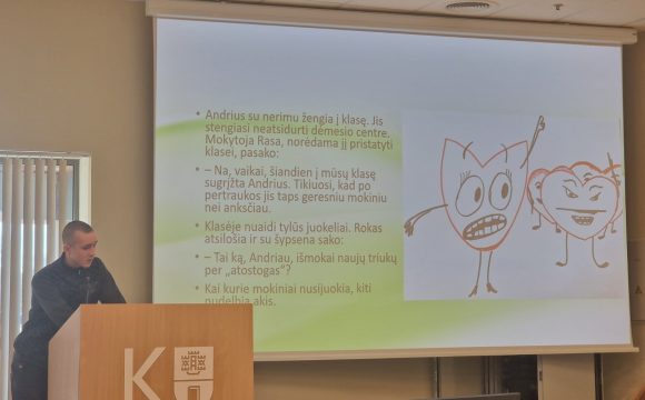 DALYVAVIMAS MOKSLINĖJE MOKINIŲ KONFERENCIJOJE