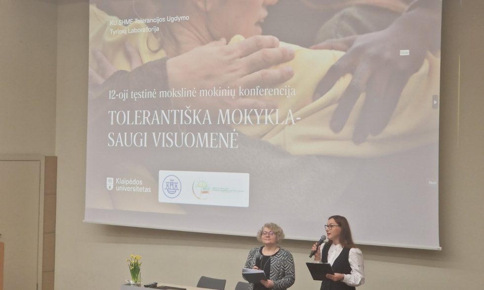 DALYVAVIMAS MOKSLINĖJE MOKINIŲ KONFERENCIJOJE