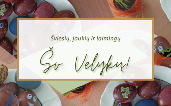 SU ŠV. VELYKOM!