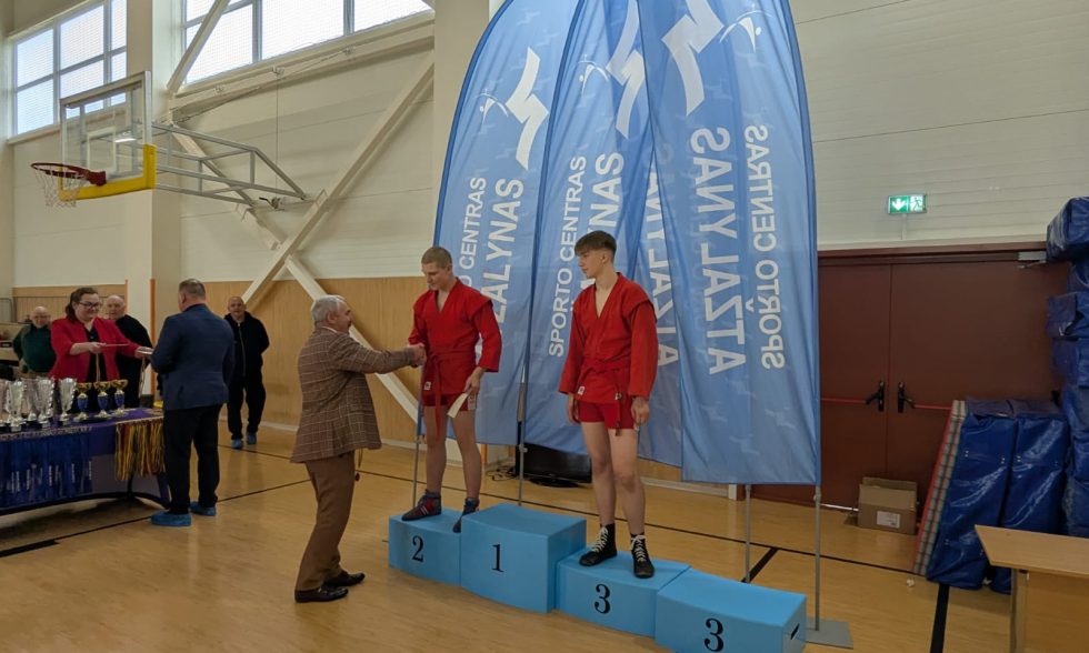 LIETUVOS SAMBO KADETŲ ČEMPIONATO DALYVIS – CENTRO MOKINYS