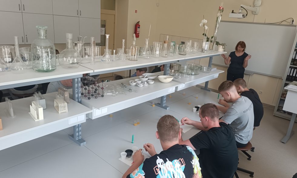 CHEMIJOS PAMOKA ŠIAULIŲ DIDŽDVARIO GIMNAZIJOJE