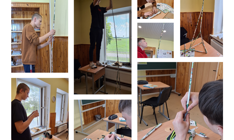 NETRADICINĖ MATEMATIKOS PAMOKA: AUKŠČIAUSIO BOKŠTO STATYBOS IŠŠŪKIS