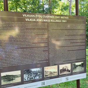 ISTORIJOS PAMOKA JAUČAKIŲ HOLOKAUSTO MEMORIALE