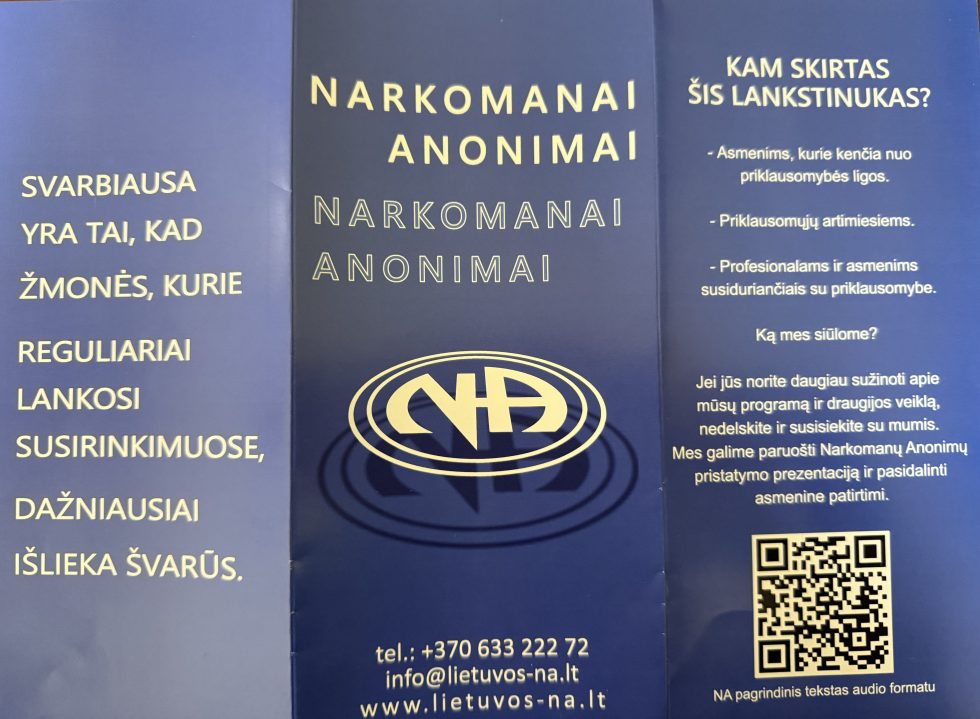 Susitikimas su savanorėmis iš narkomanų anonimų bendruomenės