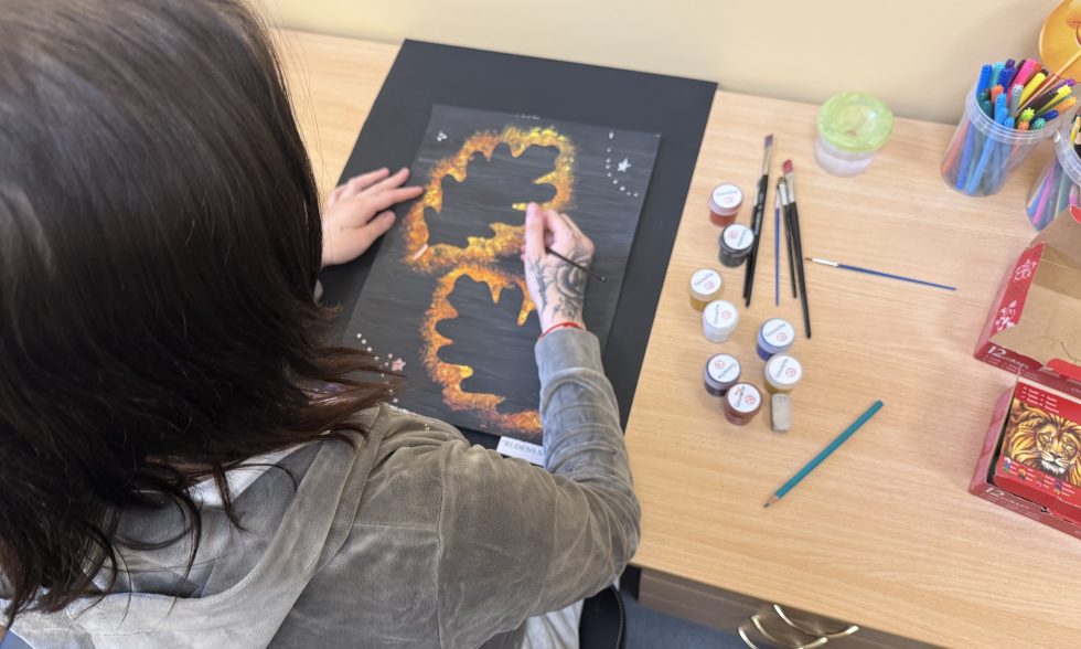 RUDUO ANT POPIERIAUS LAPO