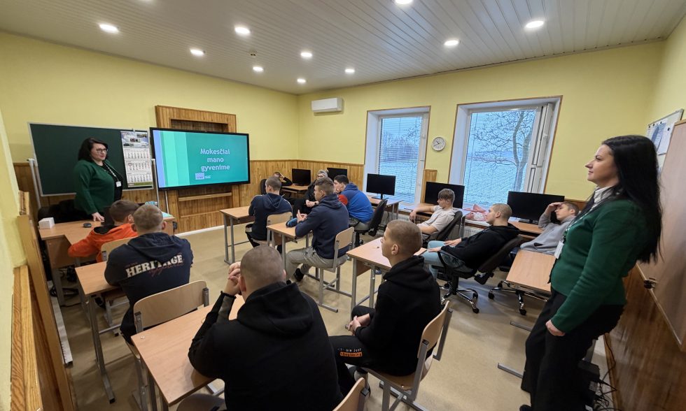 NETRADICINĖ PAMOKA  „MOKESČIAI MANO GYVENIME“