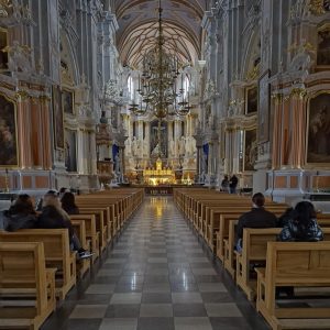 KALĖDŲ LAUKIMO AKIMIRKA KAUNO SENAMIESTYJE