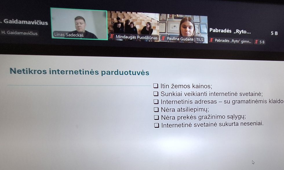 Seminaras „Sukčių spąstai internete, kaip neapsigauti?“