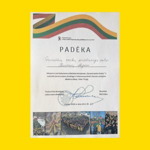 PILIETIŠKUMO IR ATMINTIES PUOSELĖJIMO ĮVERTINIMAS