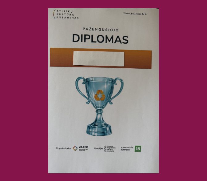 TVARUMO IR APLINKOSAUGOS ŽINIŲ STIPRINIMAS