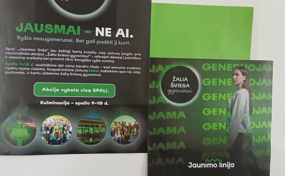 Žalią šviesą gyvenimui uždegame ir mes!