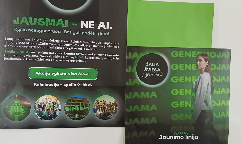 Žalią šviesą gyvenimui uždegame ir mes!