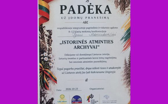 CENTRO MOKINIO DALYVAVIMAS   RESPUBLIKINĖJE MOKINIŲ KONFERENCIJOJE